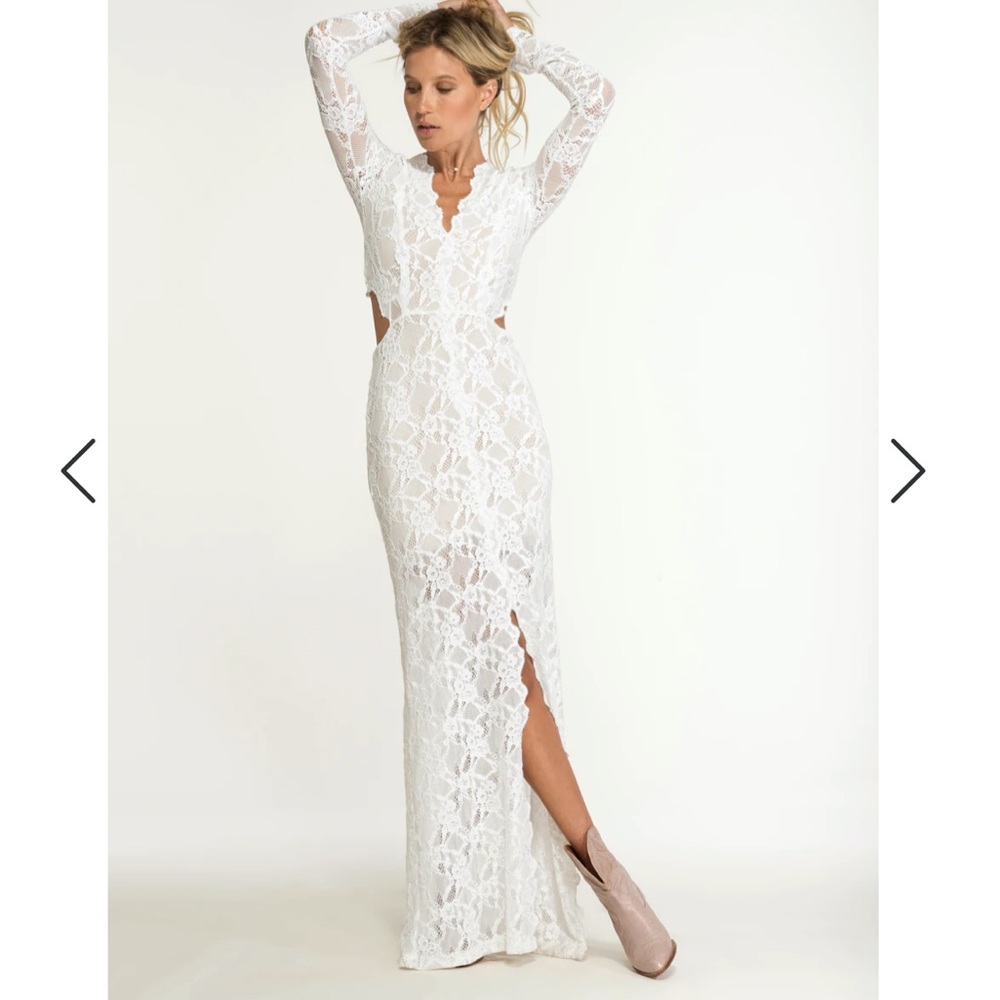 Nightcap Wisteria Cut Out Gown